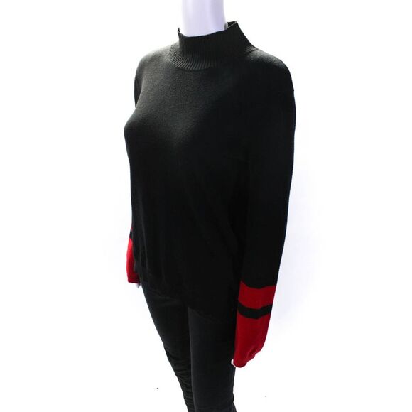 Slate & Willow Womens Bell Sleeve Sweater Black Size 6 11617072 - Picture 2 of 5